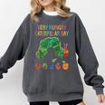 Eric Carle Very Hungry Caterpillar Day Children's Book Comfort Colors Sweatshirt Pepper