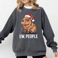 Ew People Capybara Christmas Lights Introvert Humor Comfort Colors Sweatshirt Pepper Ew People Capybara Christmas Lights Introvert Humor Comfort Colors Sweatshirt Pepper