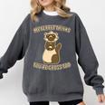 Ew People Ferret Saying Mask Introvert Ferrets Comfort Colors Sweatshirt Pepper