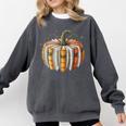 Fall Book Pumpkin Fall Librarians Bookworm Teachers Students Comfort Colors Sweatshirt Pepper