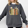Fantasy Drama Tragedy Book Floral Subtle Comfort Colors Sweatshirt Pepper Fantasy Drama Tragedy Book Floral Subtle Comfort Colors Sweatshirt Pepper