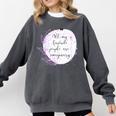All My Favorite People Are Imaginary Book Lover Idea Comfort Colors Sweatshirt Pepper