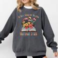 Floral Book Officially Retired 2025 A New Chapter Begins Comfort Colors Sweatshirt Pepper