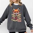 Fox Read Books Be Kind Stay Weird Reader Cute Nerd Bookworm Comfort Colors Sweatshirt Pepper Fox Read Books Be Kind Stay Weird Reader Cute Nerd Bookworm Comfort Colors Sweatshirt Pepper