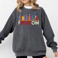 Freadom Anti-Banned Books – Read Banned Books Library Comfort Colors Sweatshirt Pepper Freadom Anti-Banned Books – Read Banned Books Library Comfort Colors Sweatshirt Pepper