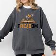 Freadom Anti Banned Books Lovers Reading Librarian Bookworm Comfort Colors Sweatshirt Pepper