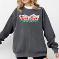 Fresh Books Read Daily Saying Reading And Book Comfort Colors Sweatshirt Pepper
