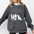 Your Friends Vs My Friend Introvert Pet Dog Owner Men Women Kids Comfort Colors Sweatshirt Pepper