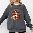 Fully Booked For Christmas Cozy Holiday Books Winter Reading Comfort Colors Sweatshirt Pepper Fully Booked For Christmas Cozy Holiday Books Winter Reading Comfort Colors Sweatshirt Pepper
