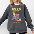 Fully Booked But I Am Ok Book Lover Reading Author Comfort Colors Sweatshirt Pepper