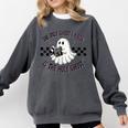 The Only Ghost I Know Is The Holy Ghost Ghost Read Book Comfort Colors Sweatshirt Pepper