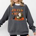 Ghost Library Reading Books Halloween Men Women Kids Comfort Colors Sweatshirt Pepper Ghost Library Reading Books Halloween Men Women Kids Comfort Colors Sweatshirt Pepper