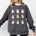 Ghosts Wearing Santa Hats Reading Books Christmas Book Lover Comfort Colors Sweatshirt Pepper Ghosts Wearing Santa Hats Reading Books Christmas Book Lover Comfort Colors Sweatshirt Pepper
