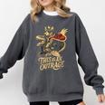 Goddammit Donut Book Lover For Men Woman Comfort Colors Sweatshirt Pepper