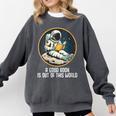 Good Book Is Out Of This World Space Reading Lover Comfort Colors Sweatshirt Pepper