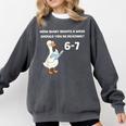 Goose Reading 67 Six Seven Meme Teacher Book Lover Comfort Colors Sweatshirt Pepper Goose Reading 67 Six Seven Meme Teacher Book Lover Comfort Colors Sweatshirt Pepper