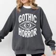 Gothic Classic Horror Thriller Book Movie Film Halloween Comfort Colors Sweatshirt Pepper
