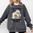 Great Pyrenees Dog Breed Life Is Better With Books And Great Comfort Colors Sweatshirt Pepper
