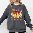 Groovy 100 Days In The Books Reading 100th Day Of School Comfort Colors Sweatshirt Pepper