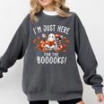 Halloween Book Lover Ghost Witch Books & Pumpkins Comfort Colors Sweatshirt Pepper Halloween Book Lover Ghost Witch Books & Pumpkins Comfort Colors Sweatshirt Pepper