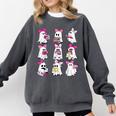 Halloween Pink Ghost Read More Books Spooky Boo Teacher Kids Comfort Colors Sweatshirt Pepper Halloween Pink Ghost Read More Books Spooky Boo Teacher Kids Comfort Colors Sweatshirt Pepper