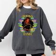 Harry Potter Hermione So Many Books So Little Time Portrait Comfort Colors Sweatshirt Pepper Harry Potter Hermione So Many Books So Little Time Portrait Comfort Colors Sweatshirt Pepper