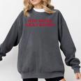 Hot Girls Read Books Book Lovers Comfort Colors Sweatshirt Pepper