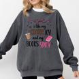 Iced Coffee & Reading Smut Books Girly Spicy Novels Comfort Colors Sweatshirt Pepper