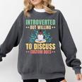 Introvert Saying Antisocial Sarcasm Introverts Comfort Colors Sweatshirt Pepper