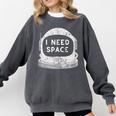 Introvert Space Helmet I Need Space Men Women Comfort Colors Sweatshirt Pepper Introvert Space Helmet I Need Space Men Women Comfort Colors Sweatshirt Pepper