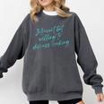 Introvert But Willing To Discuss Cooking Comfort Colors Sweatshirt Pepper