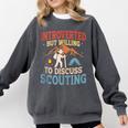Introvert's Scouting Passion Comfort Colors Sweatshirt Pepper Introvert's Scouting Passion Comfort Colors Sweatshirt Pepper