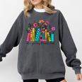 It's A Good Day To Read A Book Floral Book Lovers Librarian Comfort Colors Sweatshirt Pepper