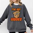 I'Ve Got Issues Comic Collector Comic Books Hobby Comfort Colors Sweatshirt Pepper
