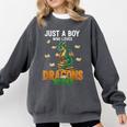 Just a Boy Who Loves Dragons And Books Reading Dragon Comfort Colors Sweatshirt Pepper Just a Boy Who Loves Dragons And Books Reading Dragon Comfort Colors Sweatshirt Pepper