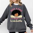 Just a Girl Who Loves Books African American Book Nerd Lover Comfort Colors Sweatshirt Pepper Just a Girl Who Loves Books African American Book Nerd Lover Comfort Colors Sweatshirt Pepper
