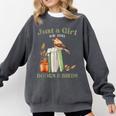 Just a Girl Who Loves Books And Birds Book Reading Bird Love Comfort Colors Sweatshirt Pepper Just a Girl Who Loves Books And Birds Book Reading Bird Love Comfort Colors Sweatshirt Pepper