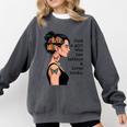 Just a Girl Who Has Tattoos And Love Books Tattooed Inked Comfort Colors Sweatshirt Pepper