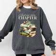 Just One More Chapter Book Lover Comfort Colors Sweatshirt Pepper Just One More Chapter Book Lover Comfort Colors Sweatshirt Pepper