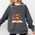 Just One More Chapter Book Lovers Floral Comfort Colors Sweatshirt Pepper Just One More Chapter Book Lovers Floral Comfort Colors Sweatshirt Pepper