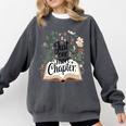 Just One More Chapter Bookish Book Reading Botanical Comfort Colors Sweatshirt Pepper Just One More Chapter Bookish Book Reading Botanical Comfort Colors Sweatshirt Pepper