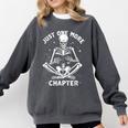 Just One More Chapter Skeleton Reading Bookworm Comfort Colors Sweatshirt Pepper Just One More Chapter Skeleton Reading Bookworm Comfort Colors Sweatshirt Pepper