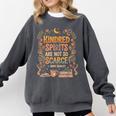 Kindred Spirits Are Not So Scarce Bookish Quote Comfort Colors Sweatshirt Pepper