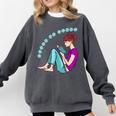 Leave Me Alone I'm Reading a Book For Bookworms Premium Tri-Blend Comfort Colors Sweatshirt Pepper
