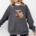 Let The Adventures Begin Book Lovers Magical Whimsical Art Comfort Colors Sweatshirt Pepper Let The Adventures Begin Book Lovers Magical Whimsical Art Comfort Colors Sweatshirt Pepper