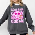 Library Book Fair Queen Vibe Groovy Tie Dye School Reading Comfort Colors Sweatshirt Pepper Library Book Fair Queen Vibe Groovy Tie Dye School Reading Comfort Colors Sweatshirt Pepper