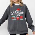Library Crew Book Lovers Librarian Xmas Holiday Christmas Comfort Colors Sweatshirt Pepper Library Crew Book Lovers Librarian Xmas Holiday Christmas Comfort Colors Sweatshirt Pepper