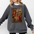 Little Women Book Cover Comfort Colors Sweatshirt Pepper