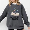 Live Laugh & Love Books Reading Butterfly Book Lover Bookish Premium Comfort Colors Sweatshirt Pepper Live Laugh & Love Books Reading Butterfly Book Lover Bookish Premium Comfort Colors Sweatshirt Pepper