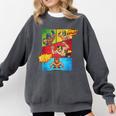 Lucha Libre Comic Book Mexican Wrestling Cartoon Wrestler Comfort Colors Sweatshirt Pepper Lucha Libre Comic Book Mexican Wrestling Cartoon Wrestler Comfort Colors Sweatshirt Pepper